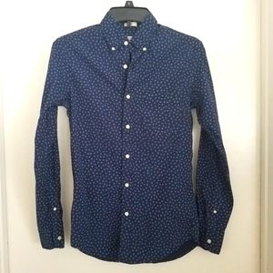 J. Crew Men's Secret Wash Poplin Shirt Size XS